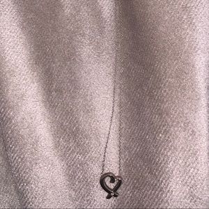 Tiffany & Co Picasso Loving Heart Pendant Necklace